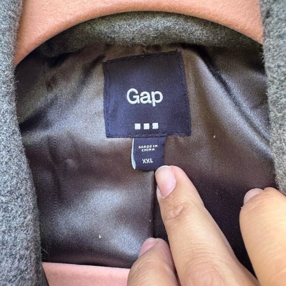 GAP Gray Wool Coat - Picture 4 of 5